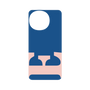 プレミアムパネル［ オリジナル - initial color - E navy ］