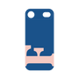プレミアムパネル［ オリジナル - initial color - F navy ］
