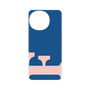 プレミアムパネル［ オリジナル - initial color - F navy ］