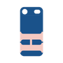 プレミアムパネル［ オリジナル - initial color - H navy ］