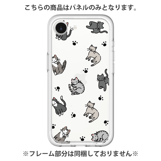 プレミアムパネル［ オリジナル - CASEPLAYネコ総柄 - color ］