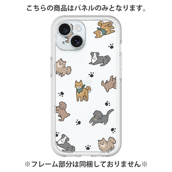 プレミアムパネル［ オリジナル - CASEPLAYイヌ総柄 - color ］