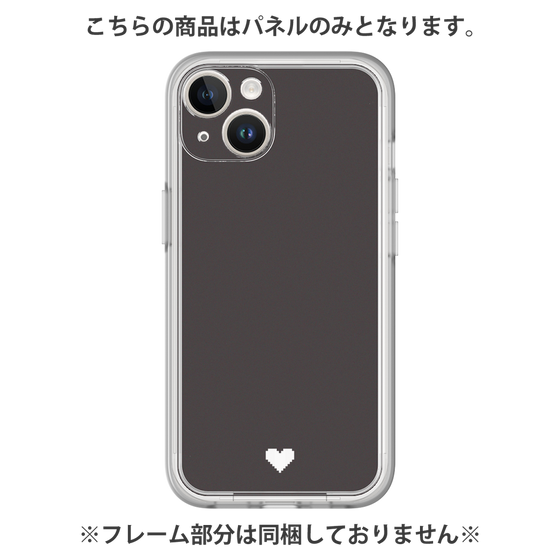 プレミアムパネル［ オリジナル - 推し色ハート - ブラック ］