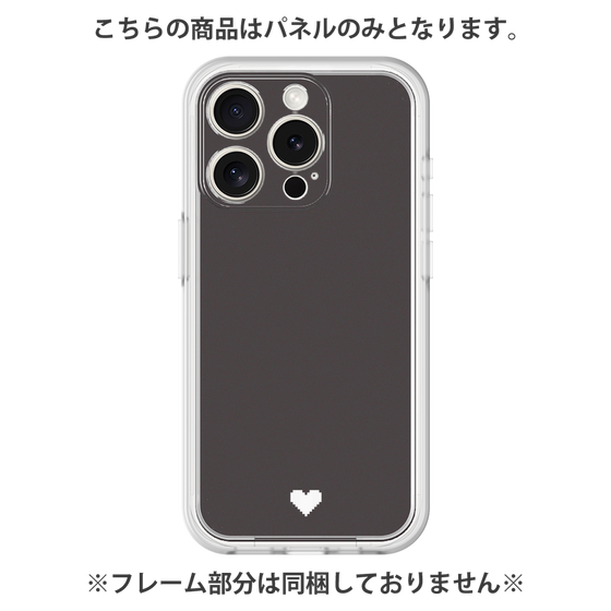 プレミアムパネル［ オリジナル - 推し色ハート - ブラック ］
