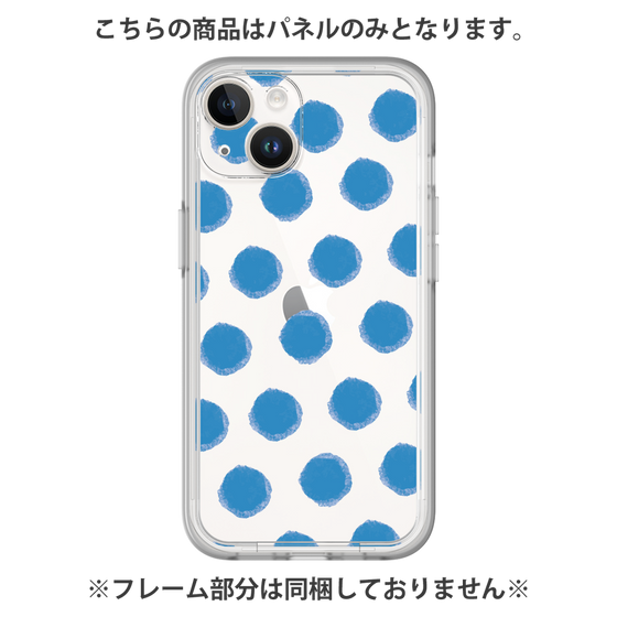 プレミアムパネル［ オリジナル - 推し色水玉 - ブルー ］