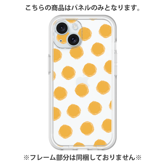 プレミアムパネル［ オリジナル - 推し色水玉 - オレンジ ］