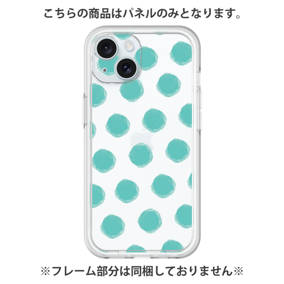 プレミアムパネル［ オリジナル - 推し色水玉 - グリーン ］