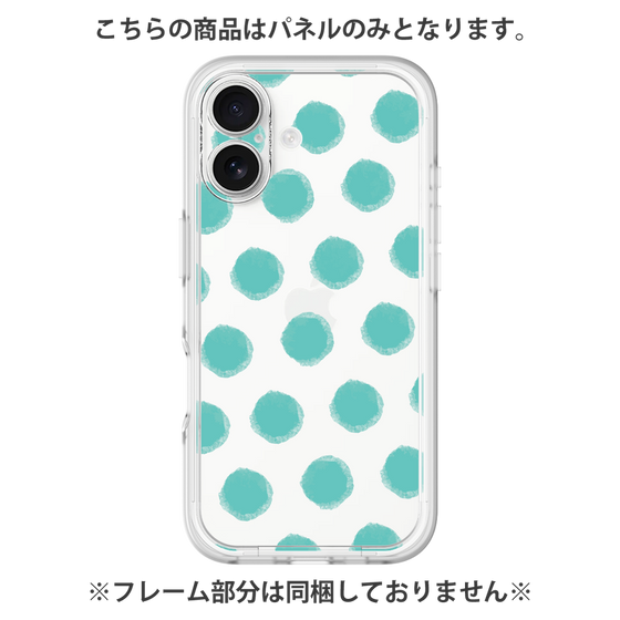 プレミアムパネル［ オリジナル - 推し色水玉 - グリーン ］