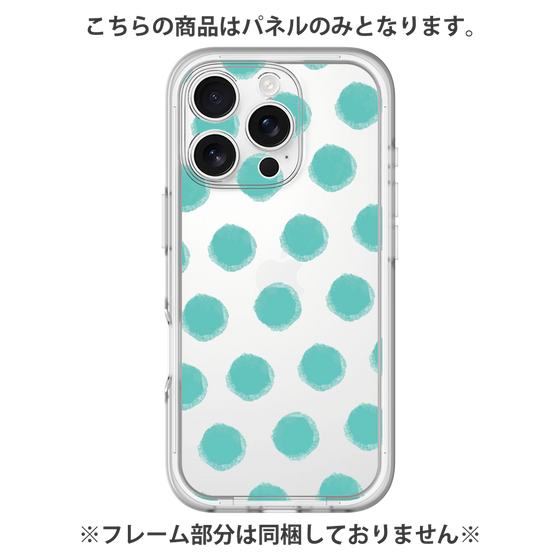 プレミアムパネル［ オリジナル - 推し色水玉 - グリーン ］