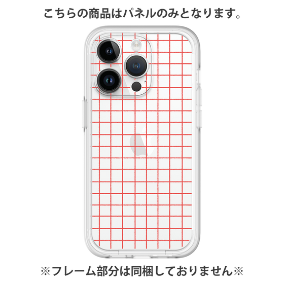 プレミアムパネル［ オリジナル - 推し色チェック - レッド ］