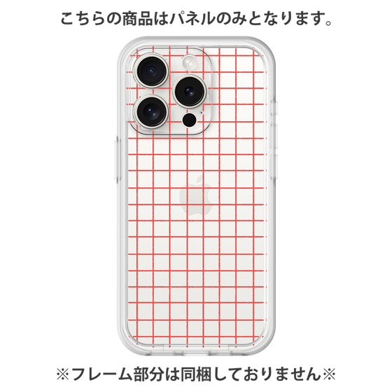 プレミアムパネル［ オリジナル - 推し色チェック - レッド ］