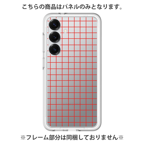 プレミアムパネル［ オリジナル - 推し色チェック - レッド ］