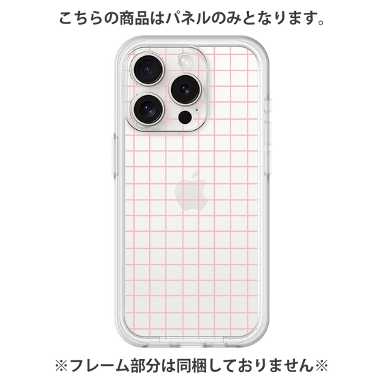 プレミアムパネル［ オリジナル - 推し色チェック - ピンク ］