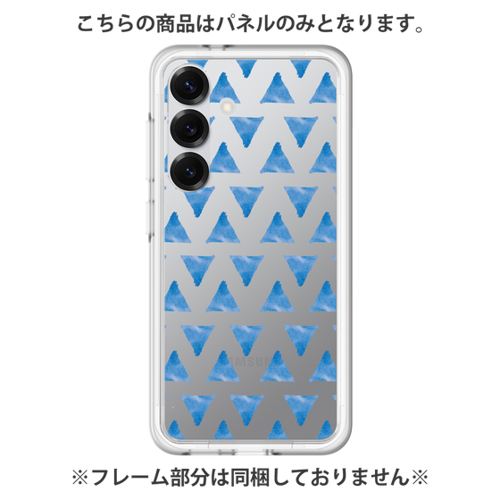 プレミアムパネル［ オリジナル - 推し色三角 - ブルー ］