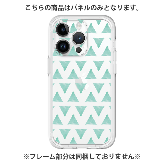 プレミアムパネル［ オリジナル - 推し色三角 - グリーン ］