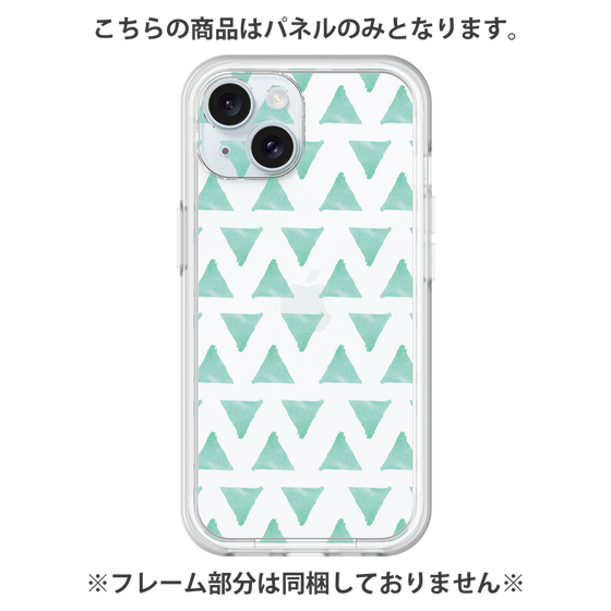 プレミアムパネル［ オリジナル - 推し色三角 - グリーン ］