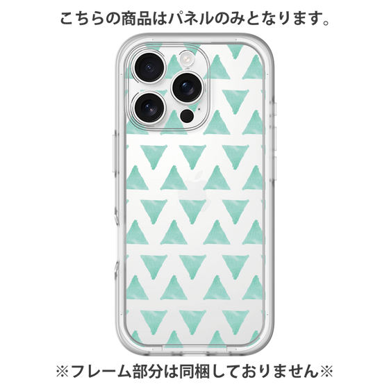 プレミアムパネル［ オリジナル - 推し色三角 - グリーン ］