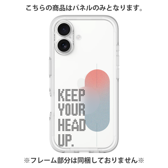 プレミアムパネル［ オリジナル - ドットオーバーレイ - KEEP YOUR HEAD UP/A ］