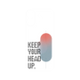 プレミアムパネル［ オリジナル - ドットオーバーレイ - KEEP YOUR HEAD UP/A ］