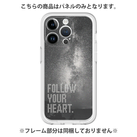 プレミアムパネル［ オリジナル - ドットオーバーレイ - FOLLOW YOUR HEART/C ］