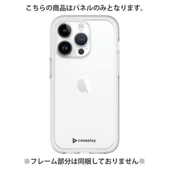 プレミアムパネル［ オリジナル - caseplayロゴ - ブラック/A ］