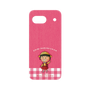 プレミアムパネル［ ちびまる子ちゃん - ピンクチェック ］