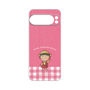 プレミアムパネル［ ちびまる子ちゃん - ピンクチェック ］