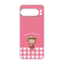 プレミアムパネル［ ちびまる子ちゃん - ピンクチェック ］