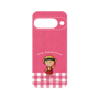 プレミアムパネル［ ちびまる子ちゃん - ピンクチェック ］