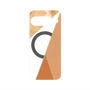 プレミアムパネル with Pixelsnap［ マーブルトライアングルパレット - Orange ］