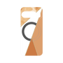 プレミアムパネル with Pixelsnap［ マーブルトライアングルパレット - Orange ］