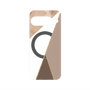 プレミアムパネル with Pixelsnap［ マーブルトライアングルパレット - Brown ］