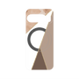 プレミアムパネル with Pixelsnap［ マーブルトライアングルパレット - Brown ］