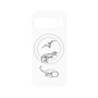 プレミアムパネル with Pixelsnap［ Dinosaurs No.1 - White ］
