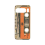 プレミアムパネル with Pixelsnap［ RETORO CASSETTE TAPE - Skeleton Orange ］