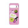 プレミアムパネル with Pixelsnap［ Playful sticker - Dusty Pink ］