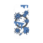プレミアムパネル with Pixelsnap［ PAINTING SMILE Blue ］