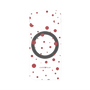 プレミアムパネル with Pixelsnap［ Dippin dots Red - ディッピンドッツ レッド ］