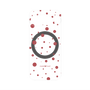プレミアムパネル with Pixelsnap［ Dippin dots Red - ディッピンドッツ レッド ］