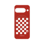 プレミアムパネル with Pixelsnap［ Racing checkered flag Red - レーシングチェッカーフラッグ レッド ］