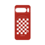 プレミアムパネル with Pixelsnap［ Racing checkered flag Red - レーシングチェッカーフラッグ レッド ］