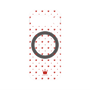 プレミアムパネル with Pixelsnap［ CASEPLAY Crown dots Red - ケースプレイ・クラウン・ドッツ レッド ］