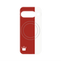 プレミアムパネル with Pixelsnap［ CASEPLAY Bi-Colors Red & White - ケースプレイ・バイカラー レッド＆ホワイト ］