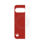 プレミアムパネル with Pixelsnap［ CASEPLAY Bi-Colors Red & White - ケースプレイ・バイカラー レッド＆ホワイト ］