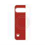 プレミアムパネル with Pixelsnap［ CASEPLAY Bi-Colors Red & White - ケースプレイ・バイカラー レッド＆ホワイト ］