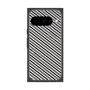 プレミアムパネル with Pixelsnap［ Small Stripe - Gray × Black ］