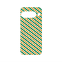 プレミアムパネル with Pixelsnap［ Small Stripe - Green × Orange ］