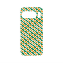 プレミアムパネル with Pixelsnap［ Small Stripe - Green × Orange ］