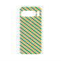 プレミアムパネル with Pixelsnap［ Small Stripe - Green × Orange ］