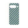 プレミアムパネル with Pixelsnap［ Small Stripe - Navy × Green ］